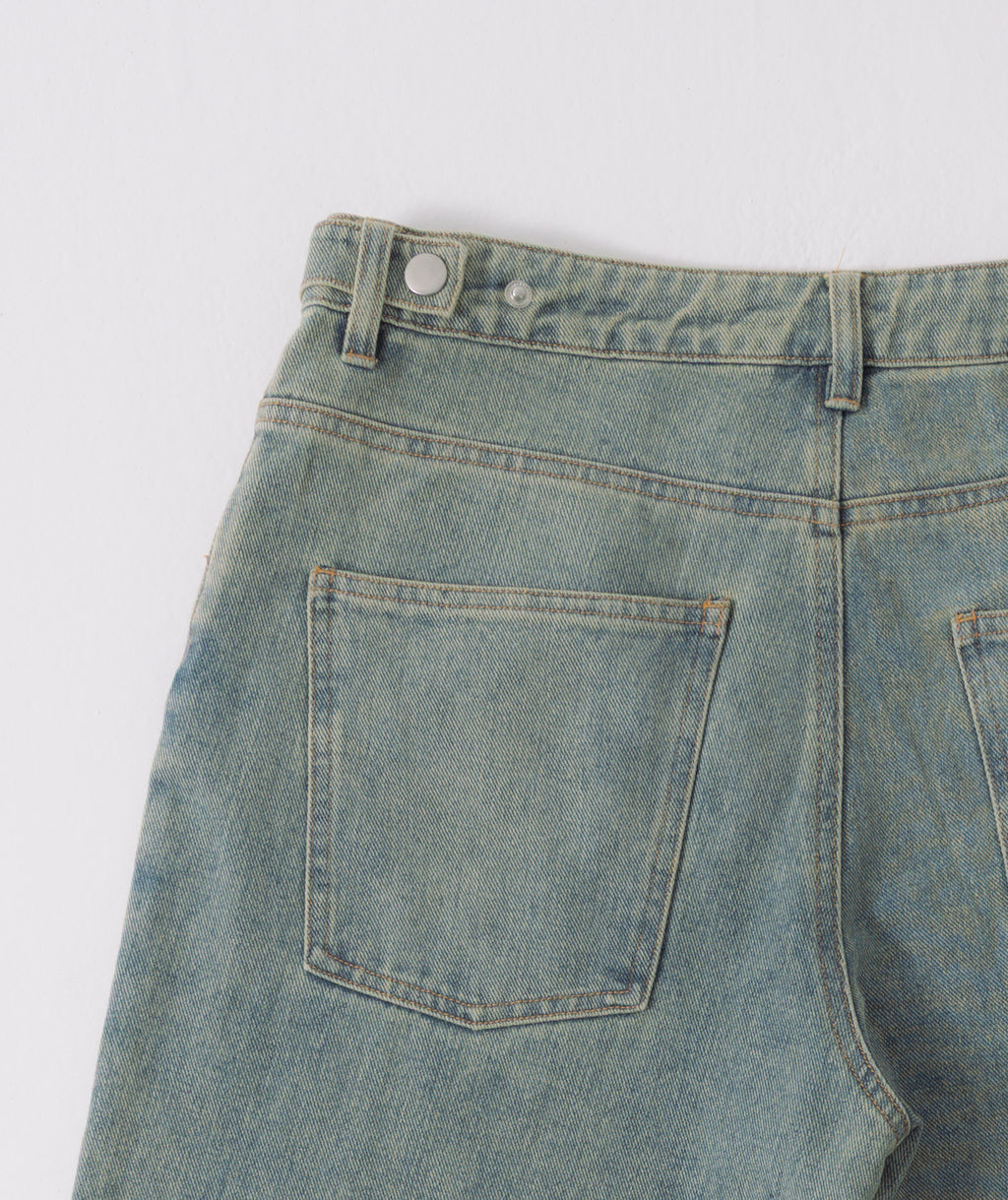 structured straight denim