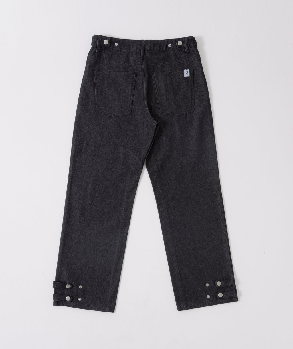 structured straight denim