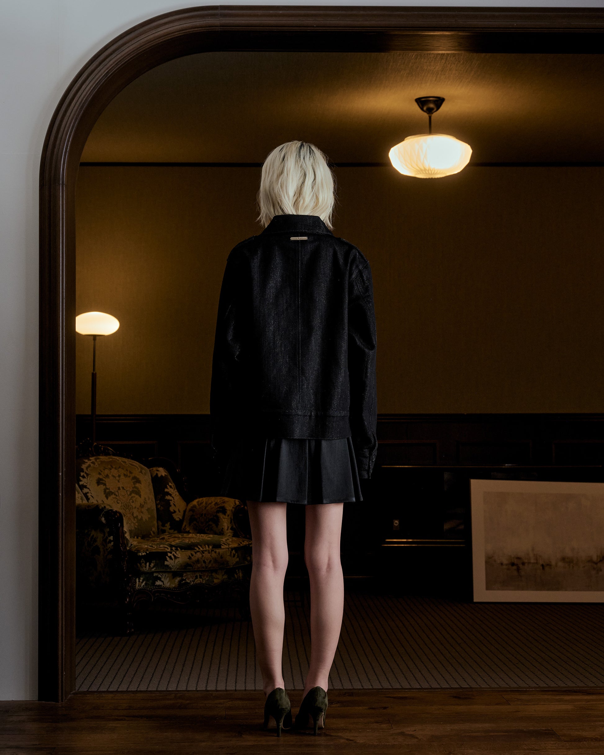 Glitter Denim Jacket