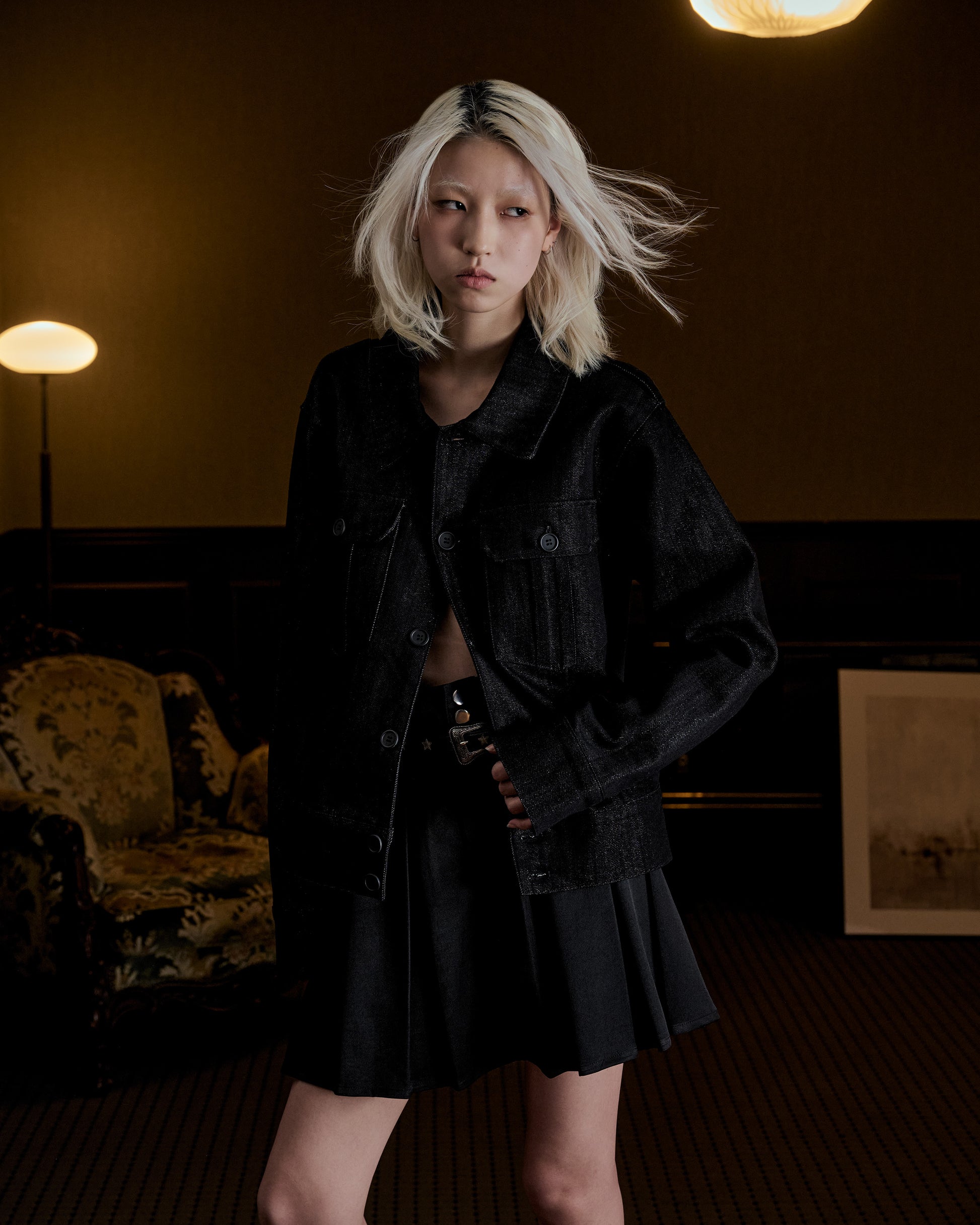 Glitter Denim Jacket