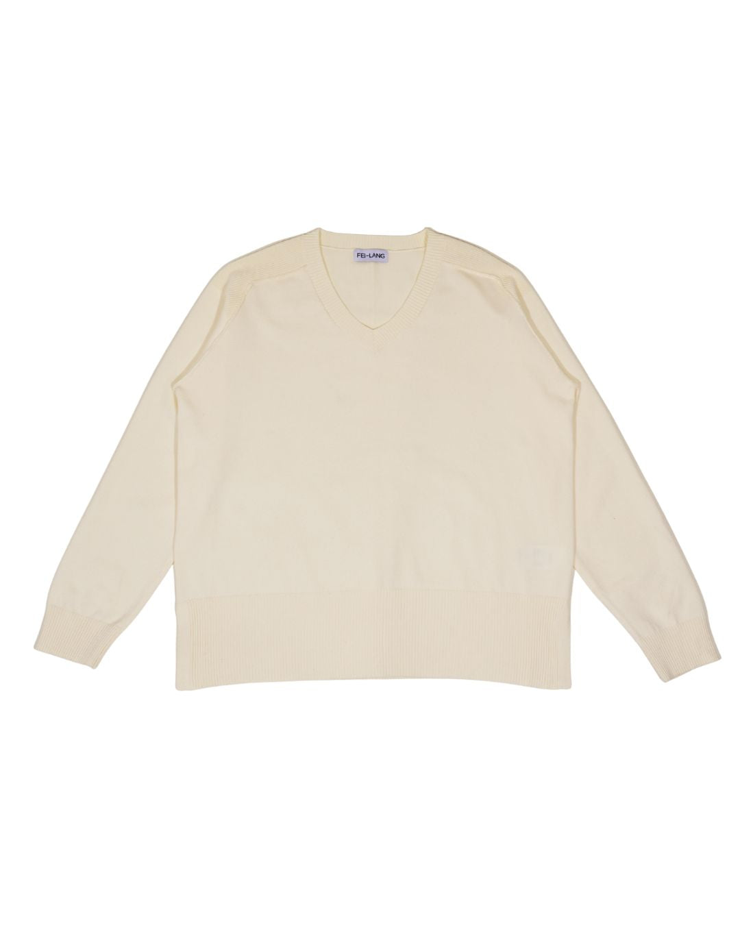 scarf set spring v neck knit