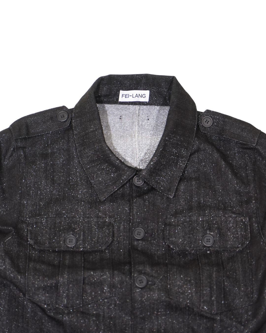 Glitter Denim Jacket