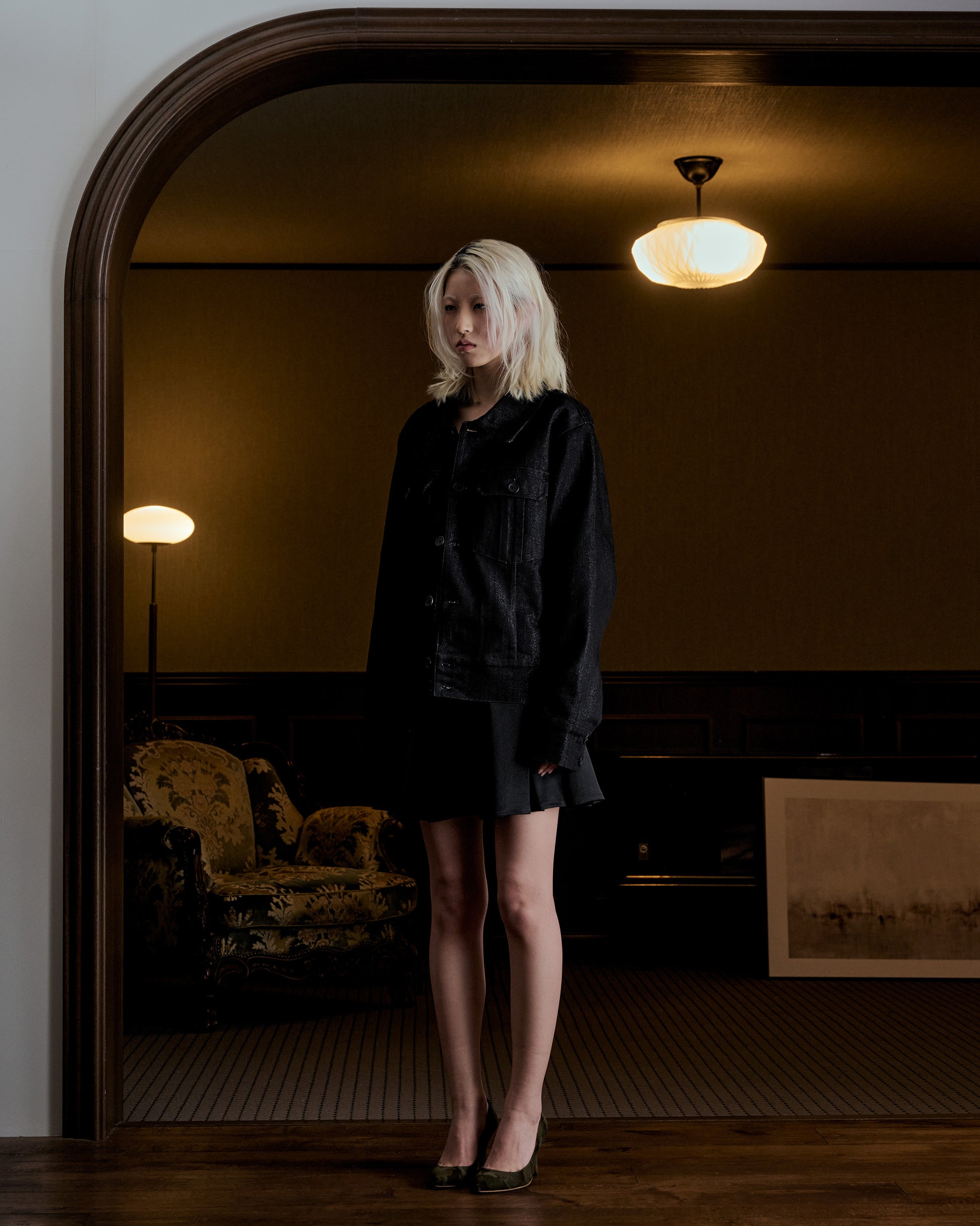 Glitter Denim Jacket