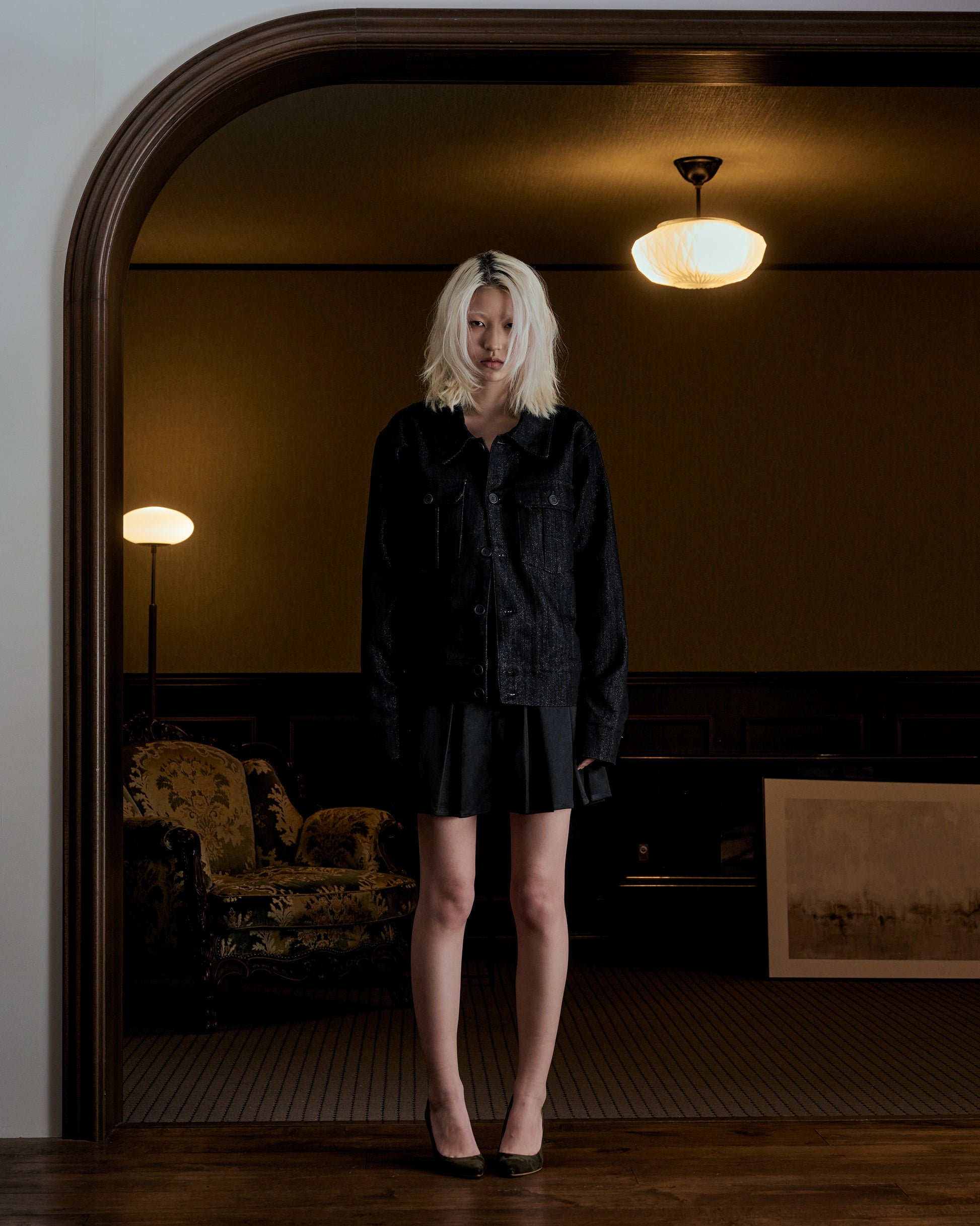 Glitter Denim Jacket