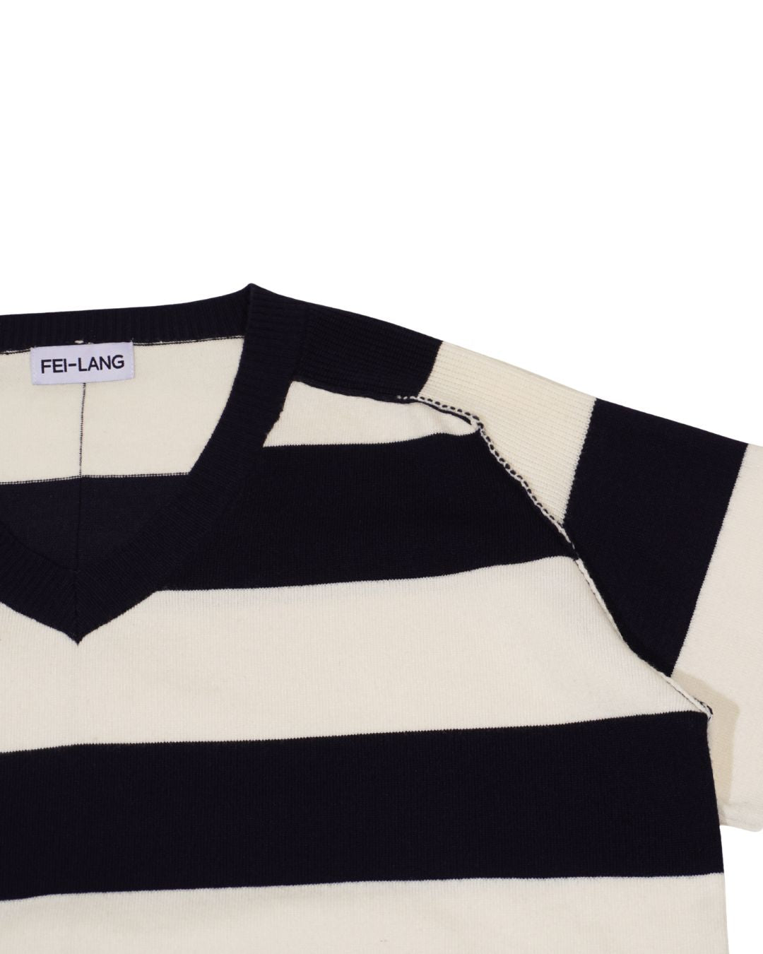 scarf set spring v neck knit