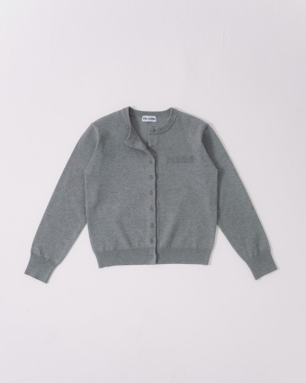 button-up cropped cardigan