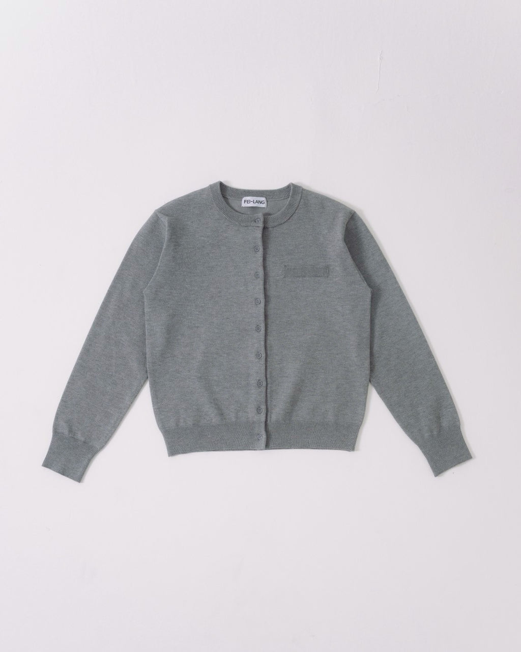 button-up cropped cardigan