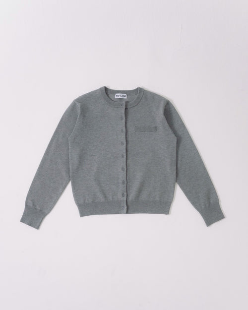 button-up cropped cardigan