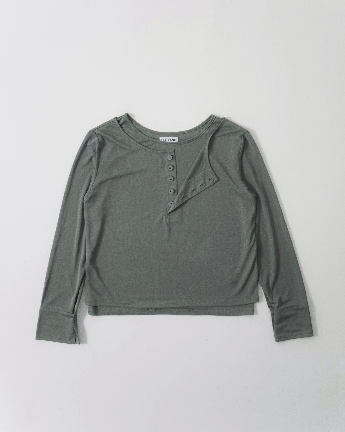 FEI-LANG cuffed long sleeve 1 ブラック 未使用 cuffed long sleeve – FEI-LANG