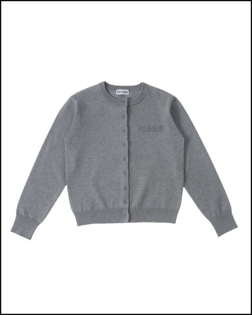 button-up cropped cardigan