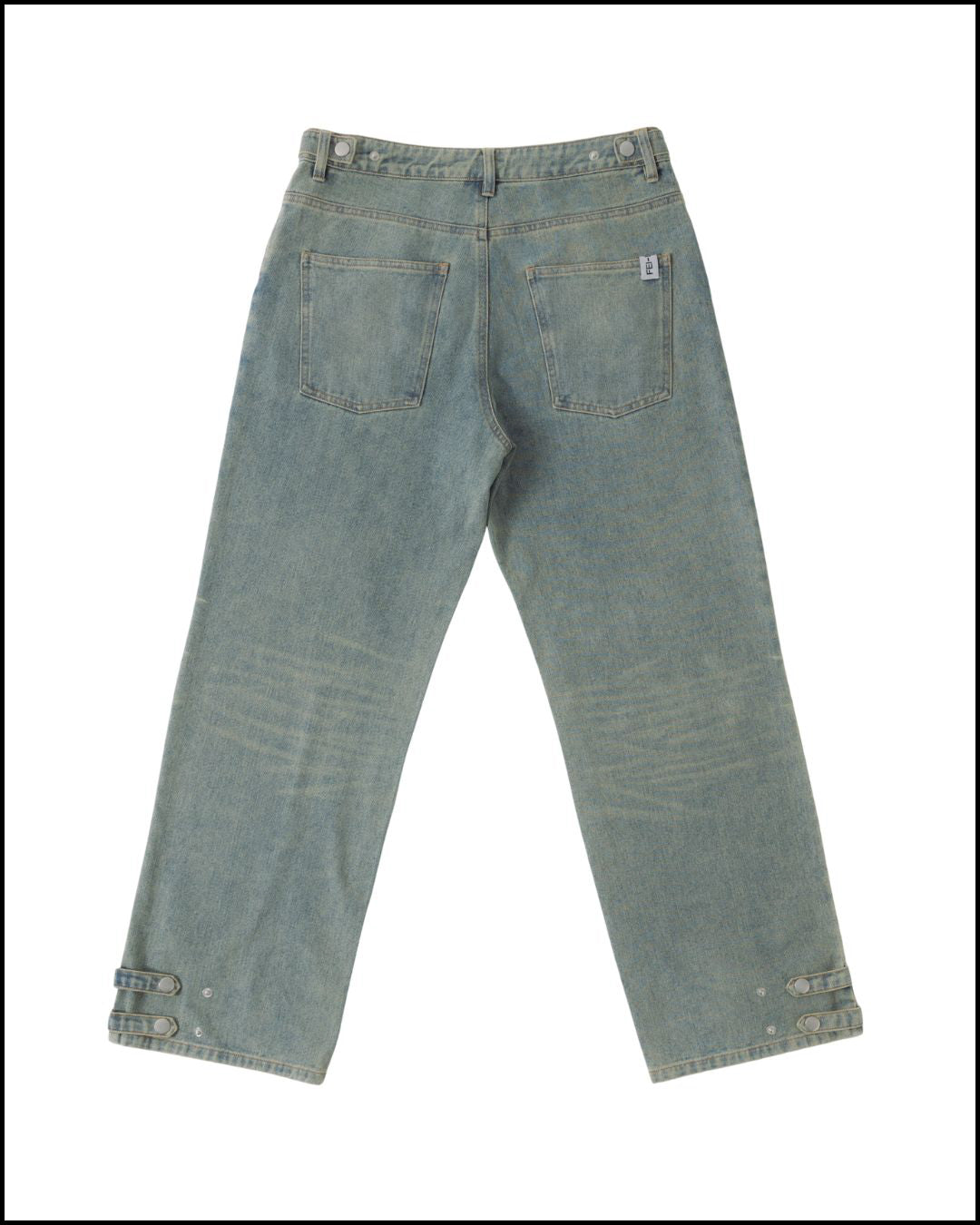 structured straight denim