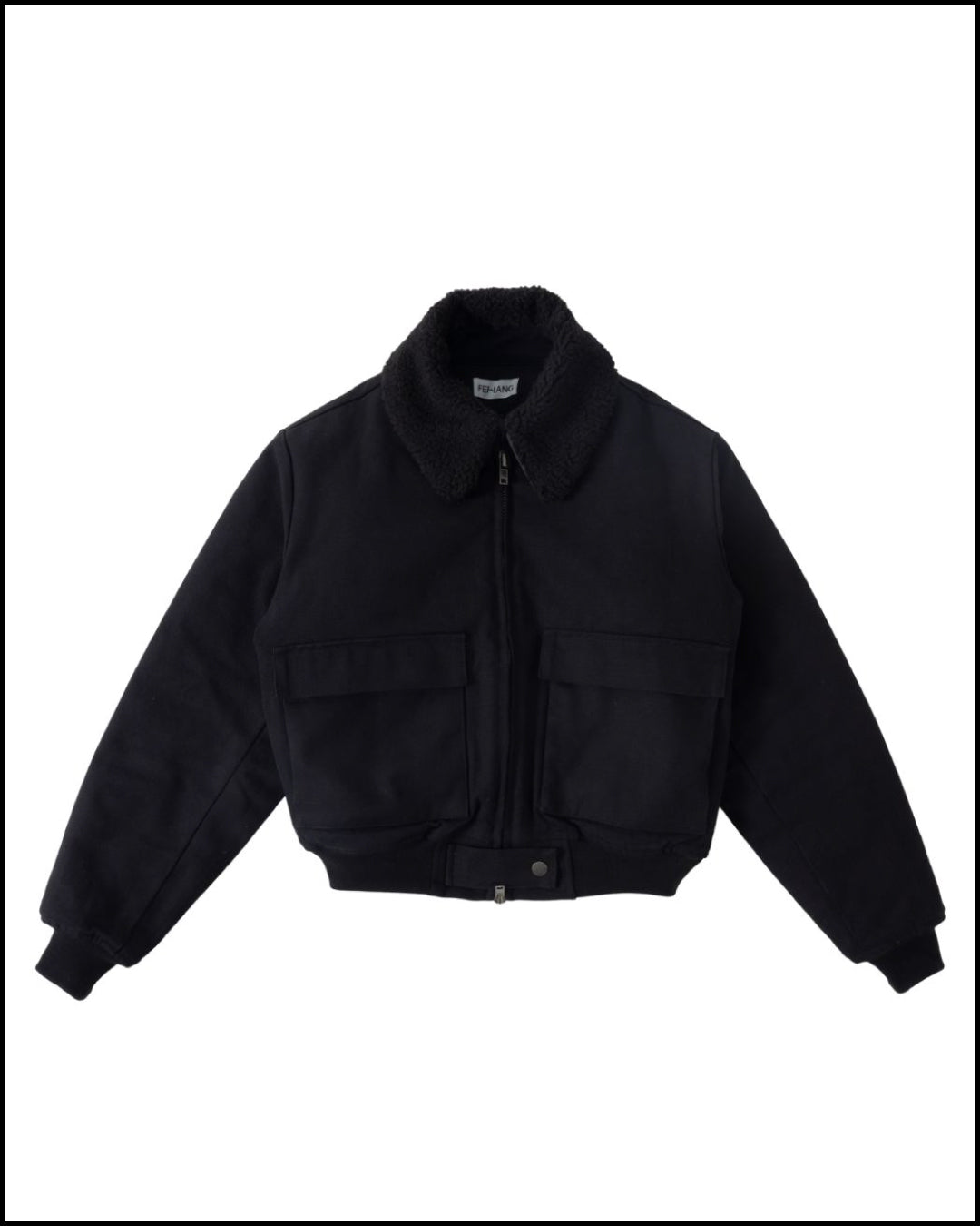 fur-collar aviator jacket